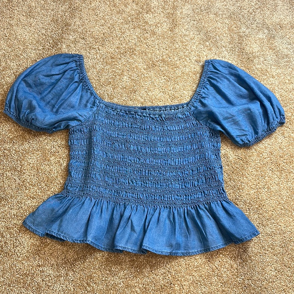 Denim Blouse